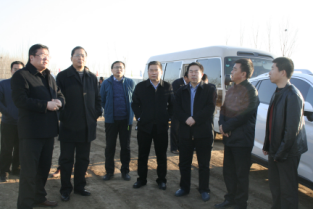 樂(lè)陵市市委副書(shū)記、市長(zhǎng)王大山到S240改建工程工地視察項(xiàng)目建設(shè)情況