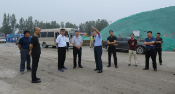 德州市公路事業(yè)發(fā)展中心主任調(diào)研S240鹽濟(jì)線(xiàn)樂(lè)陵繞城段改建項(xiàng)目